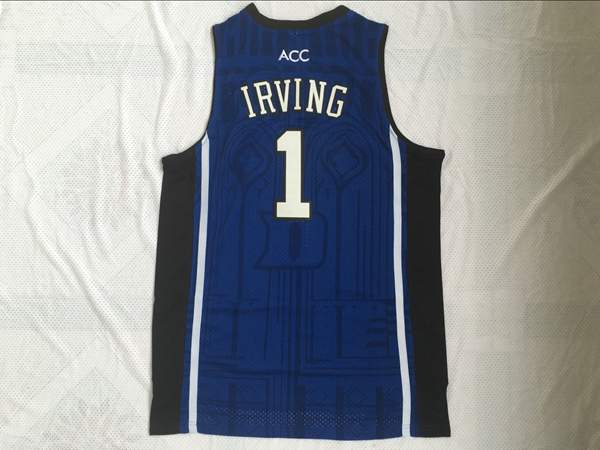 Duke Blue Devils IRVING #1 Blue NCAA Basketball Jersey