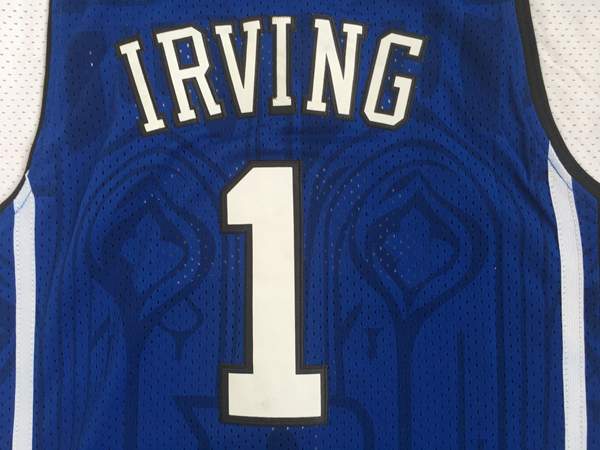 Duke Blue Devils IRVING #1 Blue NCAA Basketball Jersey