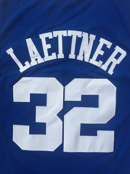 Duke Blue Devils LAETTNER #32 Blue NCAA Basketball Jersey