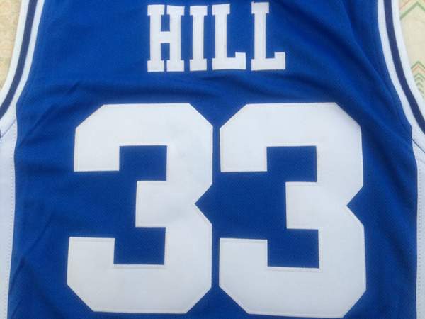 Duke Blue Devils HILL #33 Blue NCAA Basketball Jersey