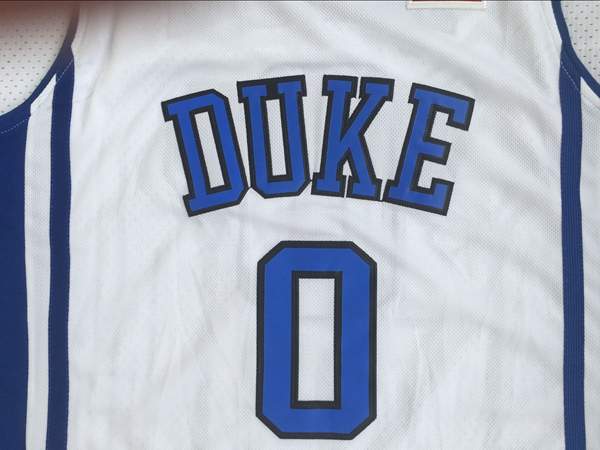 Duke Blue Devils TATUM #0 White NCAA Basketball Jersey