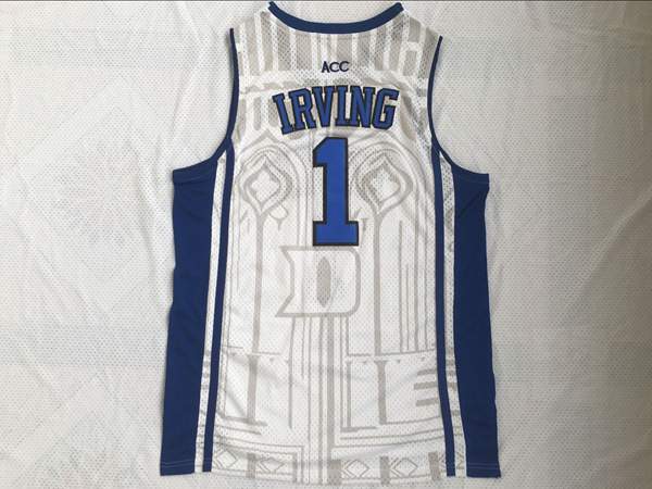 Duke Blue Devils IRVING #1 White NCAA Basketball Jersey