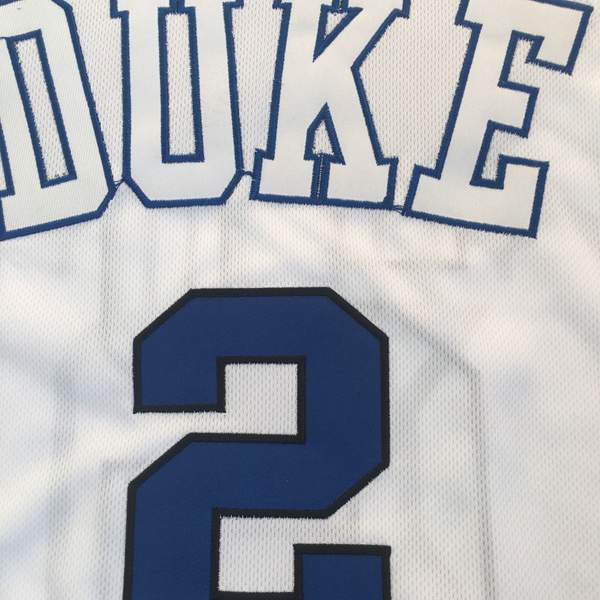 Duke Blue Devils REDDISH #2 White NCAA Basketball Jersey