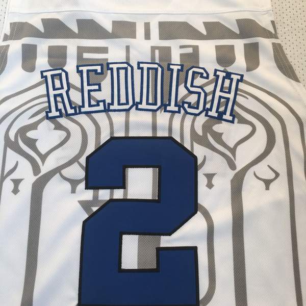 Duke Blue Devils REDDISH #2 White NCAA Basketball Jersey