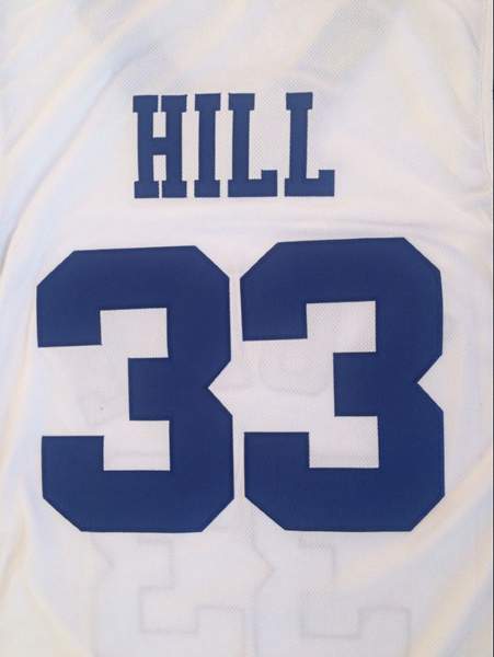 Duke Blue Devils HILL #33 White NCAA Basketball Jersey