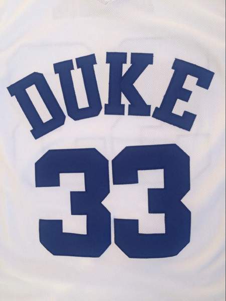 Duke Blue Devils HILL #33 White NCAA Basketball Jersey