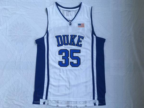 Duke Blue Devils BAGLEYIII #35 White NCAA Basketball Jersey