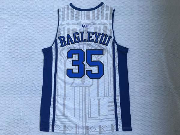 Duke Blue Devils BAGLEYIII #35 White NCAA Basketball Jersey