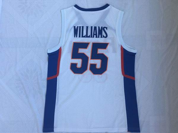 Florida Gators FLORIDA #55 White NCAA Basketball Jersey