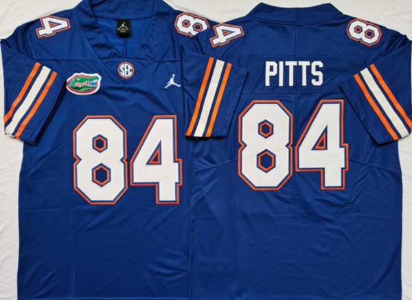 Florida Gators PITTS #84 Blue NCAA Football Jersey