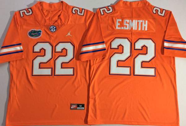 Florida Gators E.SMITH #22 Orange NCAA Football Jersey