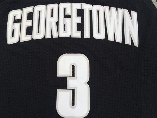 Georgetown Hoyas IVERSON #3 Black NCAA Basketball Jersey