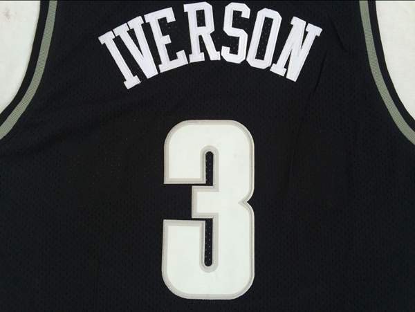 Georgetown Hoyas IVERSON #3 Dark Blue NCAA Basketball Jersey