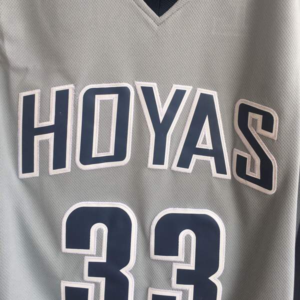 Georgetown Hoyas EWING #33 Grey NCAA Basketball Jersey