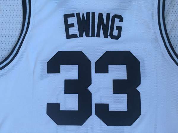 Georgetown Hoyas EWING #33 White NCAA Basketball Jersey