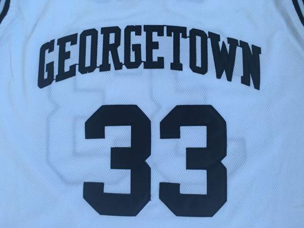 Georgetown Hoyas EWING #33 White NCAA Basketball Jersey