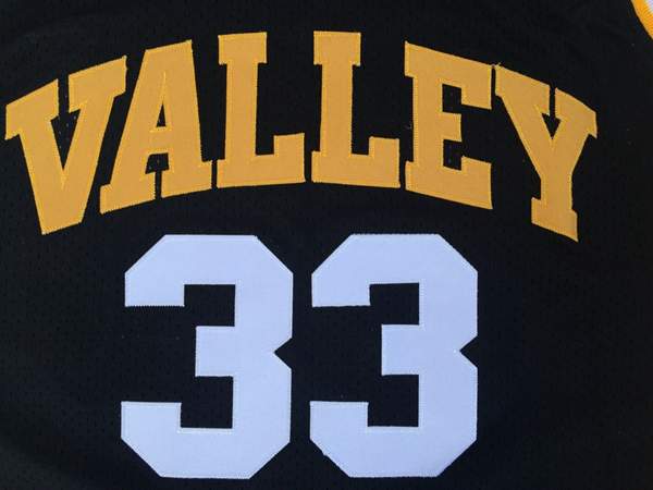 Valley BIRD #33 Black Basketball Jersey