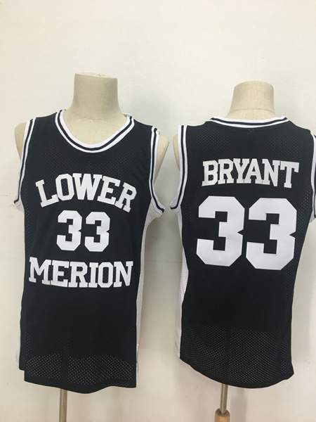 Lower Merion BRYANT #33 Black Basketball Jersey