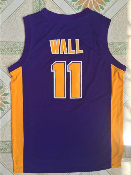 Holy Rams WALL #11 Blue Basketball Jersey