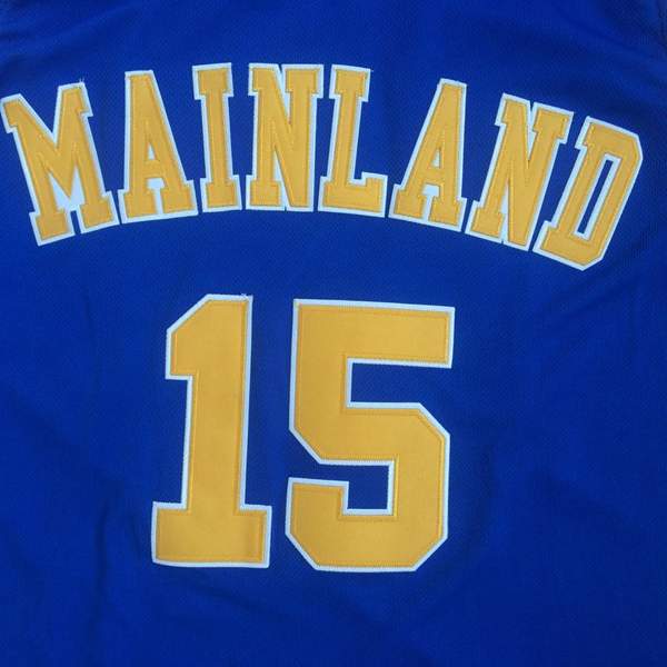 Mainland CARTER #15 Blue Basketball Jersey