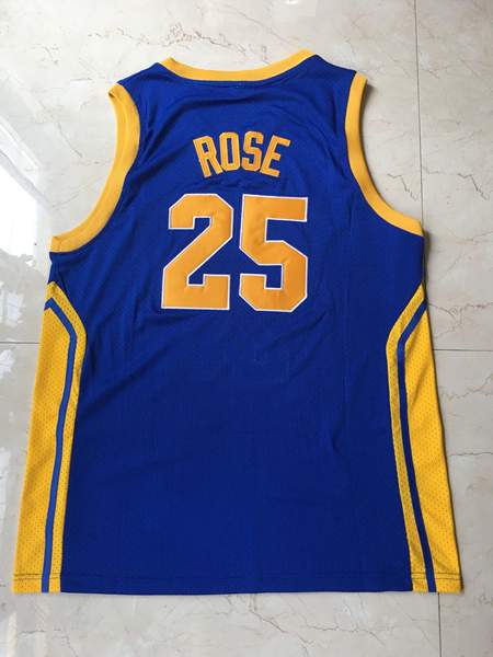 Simeon ROSE #25 Blue Basketball Jersey