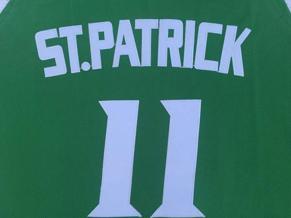 ST.Patrick IRVING #11 Green Basketball Jersey