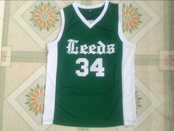 Leeds BARKLEY #34 Green Basketball Jersey