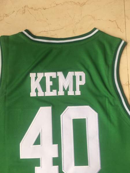 Concord KEMP #40 Green Basketball Jersey