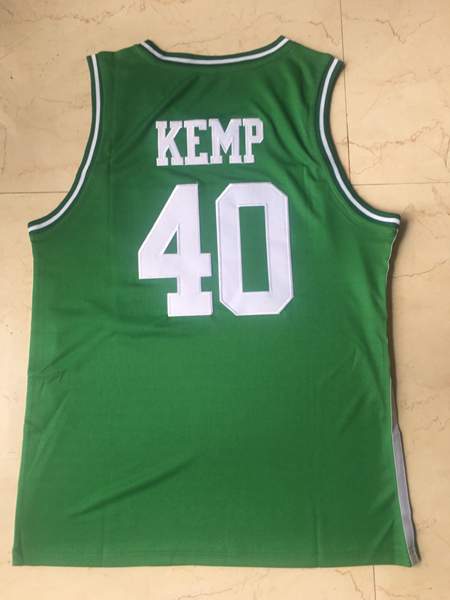 Concord KEMP #40 Green Basketball Jersey