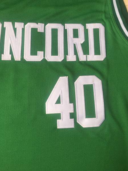 Concord KEMP #40 Green Basketball Jersey