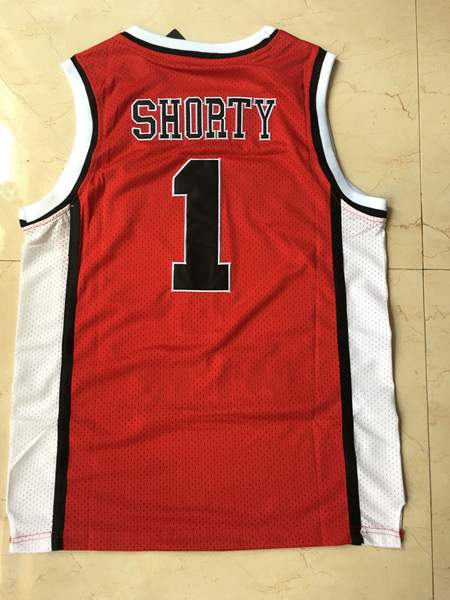 Sunset Park SHORTY #1 Red Basketball Jersey