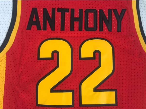 Oak Hill ANTHONY #22 Red Basketball Jersey