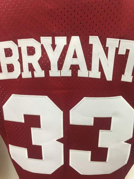 Lower Merion BRYANT #33 Red Basketball Jersey