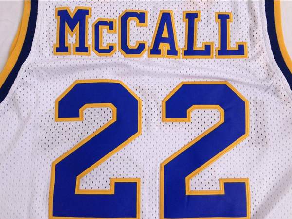 Crenshaw MCCALL #22 White Basketball Jersey