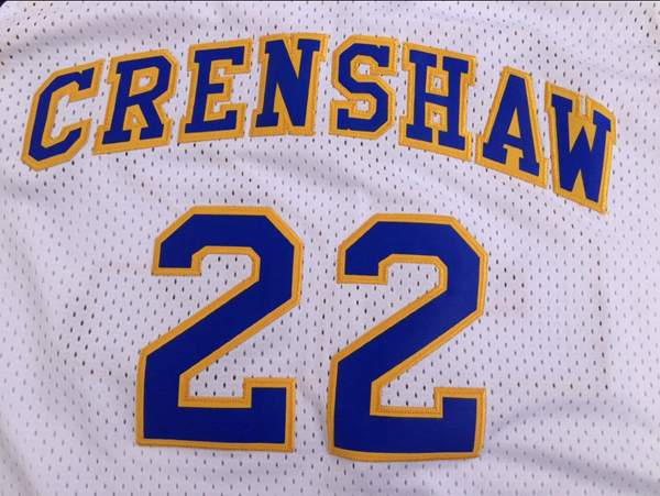 Crenshaw MCCALL #22 White Basketball Jersey