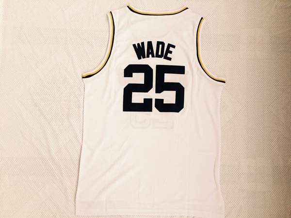 Richards WADE #25 White Basketball Jersey