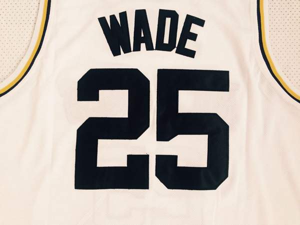 Richards WADE #25 White Basketball Jersey