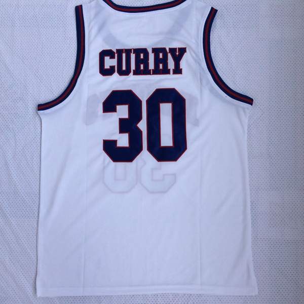 Knights CURRY #30 White Basketball Jersey