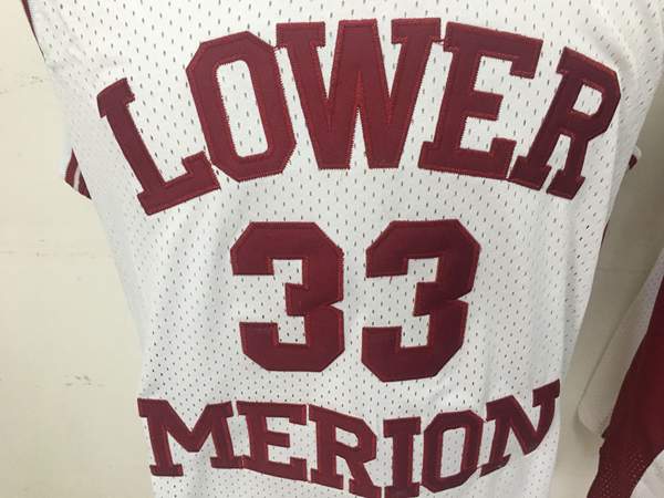 Lower Merion BRYANT #33 White Basketball Jersey