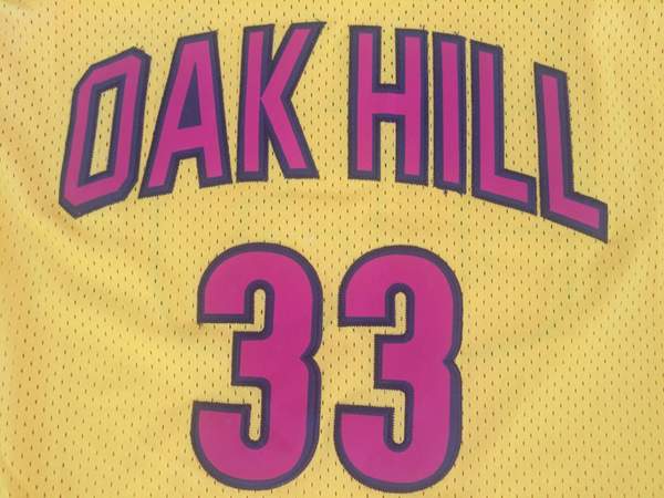 Oak Hill DURANT #33 Yellow Basketball Jersey