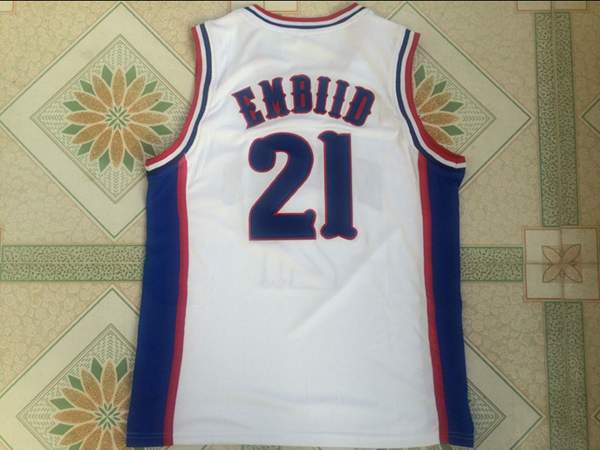 Kansas Jayhawks EMBIID #21 White NCAA Basketball Jersey