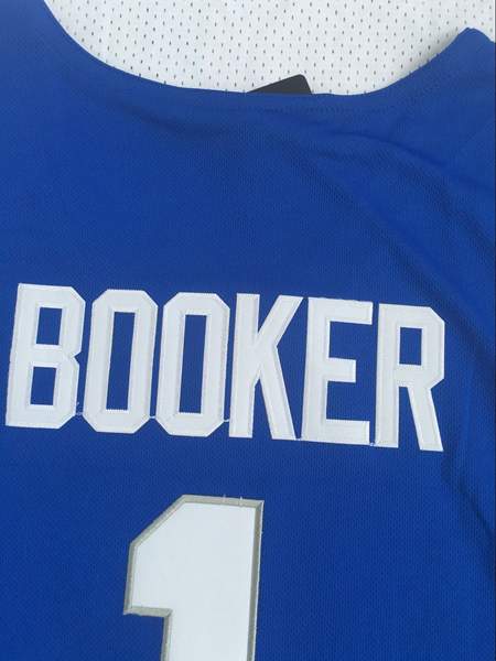 Kentucky Wildcats BOOKER #1 Blue NCAA Basketball Jersey