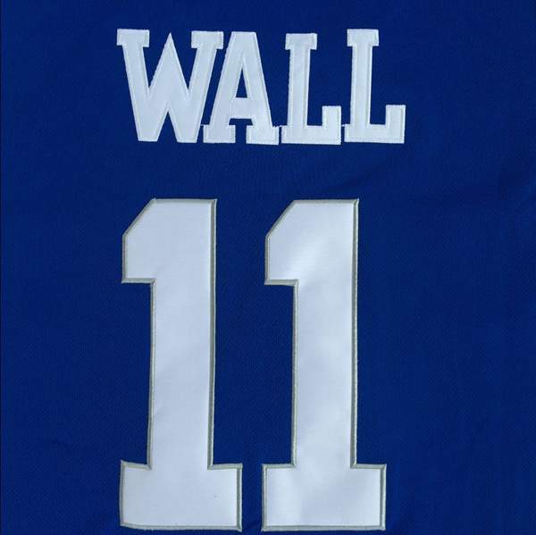 Kentucky Wildcats WALL #11 Blue NCAA Basketball Jersey