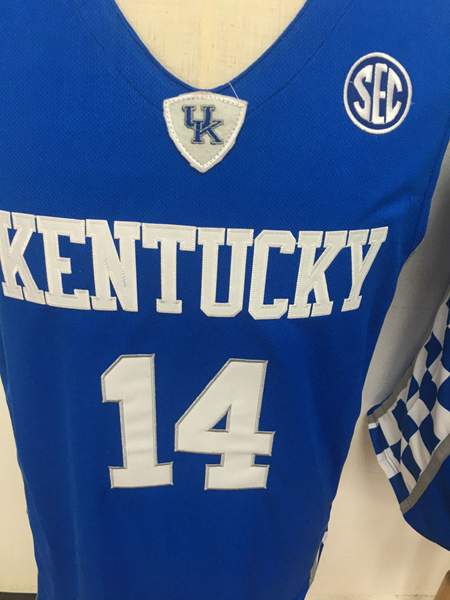 Kentucky Wildcats HERRO #14 Blue NCAA Basketball Jersey