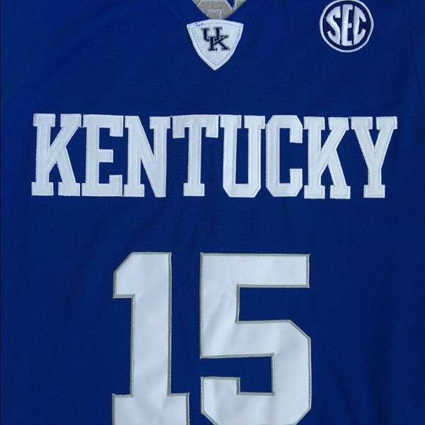 Kentucky Wildcats COUSINS #15 Blue NCAA Basketball Jersey