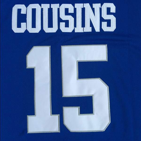 Kentucky Wildcats COUSINS #15 Blue NCAA Basketball Jersey