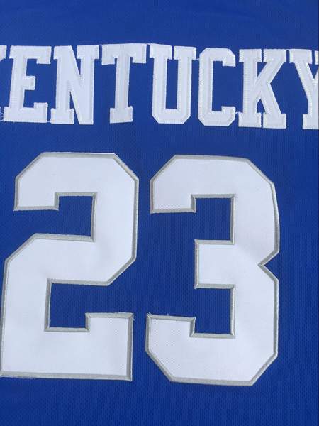 Kentucky Wildcats DAVIS #23 Blue NCAA Basketball Jersey