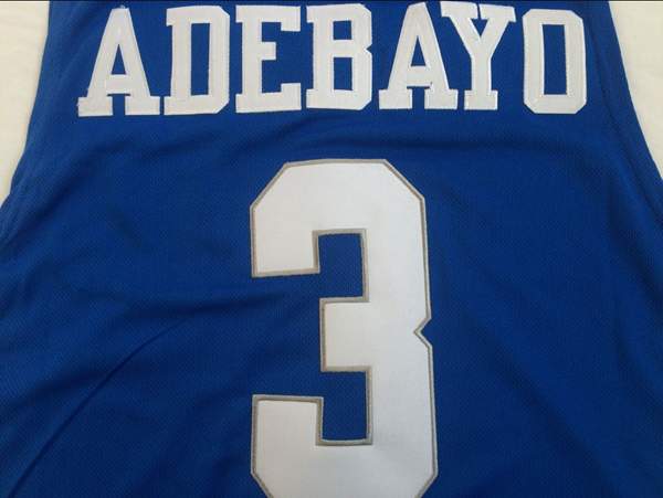 Kentucky Wildcats ADEBAYO #3 Blue NCAA Basketball Jersey