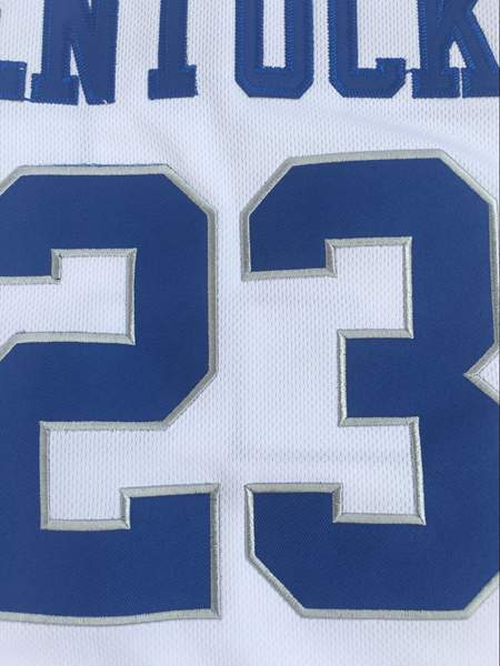 Kentucky Wildcats DAVIS #23 White NCAA Basketball Jersey