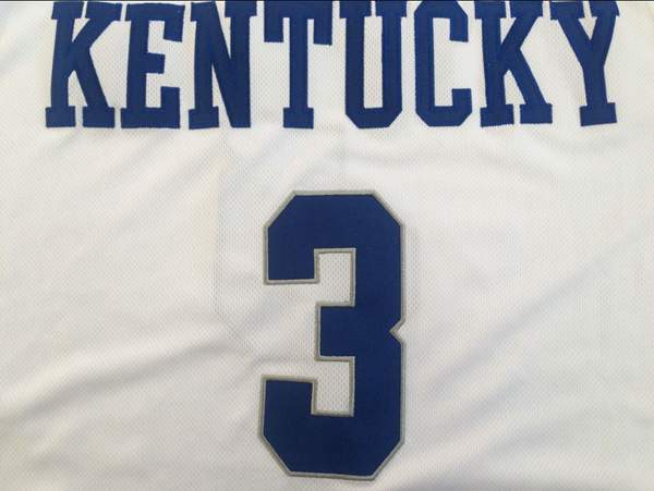 Kentucky Wildcats ADEBAYO #3 White NCAA Basketball Jersey